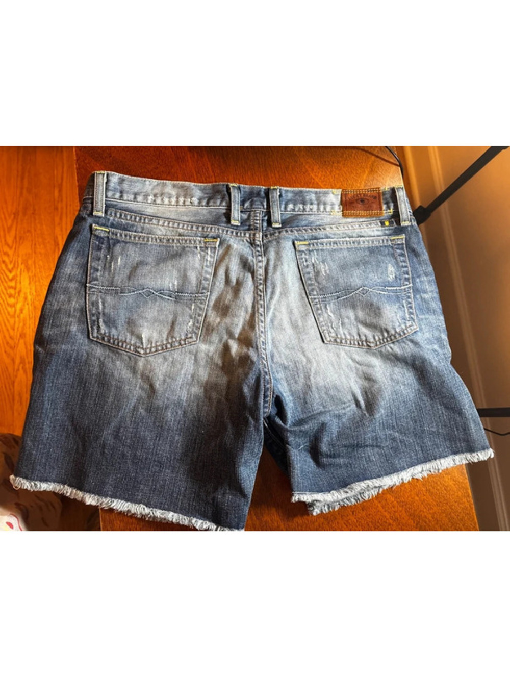 Lucky Brand Women’s Distressed Denim Cutoff Bermuda Shorts Size 12 / 31